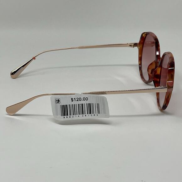 MAX &Co Sunglasses Womens Havana Gradient Bordeaux MO0088 55T 50/18/140 NEW - Picture 3 of 8